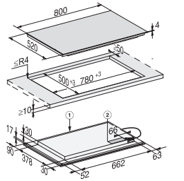 Индукционная варочная панель Miele KM 7575 FR
