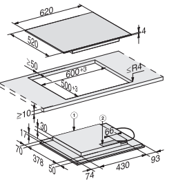 Индукционная варочная панель Miele KM 7564 FR