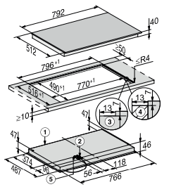 Электрическая варочная панель Miele KM 6564 FL