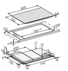 Индукционная варочная панель Miele KM 7678 FL