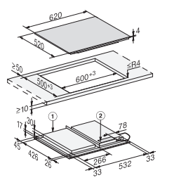 Индукционная варочная панель Miele KM 7667 FL