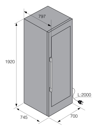 Винный шкаф Asko WCN 111942 G 