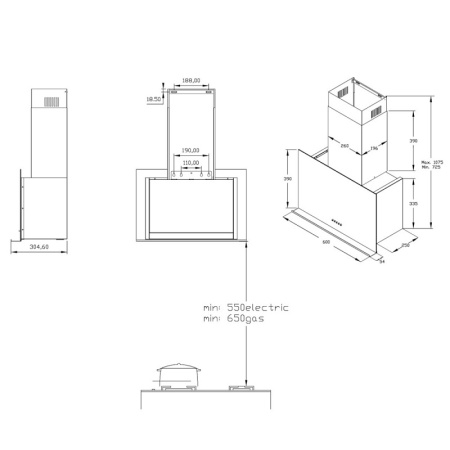 Вытяжка Korting KHC 65330 GN