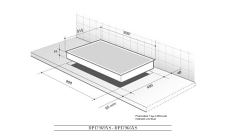 Индукционная варочная панель De Dietrich DPI7966XS