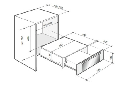 Подогреватель посуды De Dietrich DWD7400W