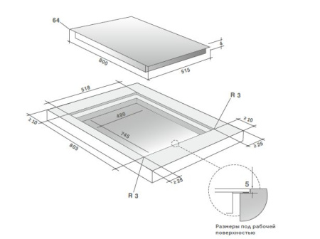 Индукционная варочная панель De Dietrich DPI7884XT