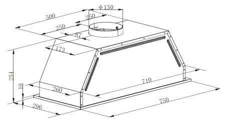 Вытяжка Graude LB 75.0 E