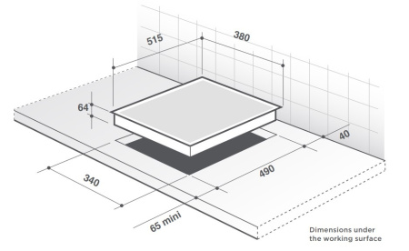 Индукционная варочная панель Combi De Dietrich DPI7468XS