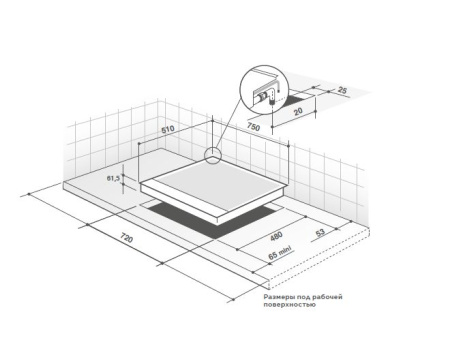 Газовая варочная панель De Dietrich DPE7729XF