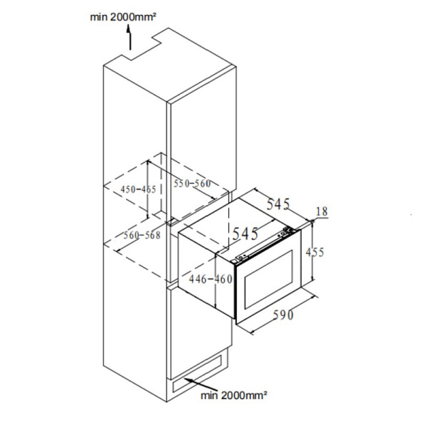 Винный шкаф Korting KFW 501 SL GN