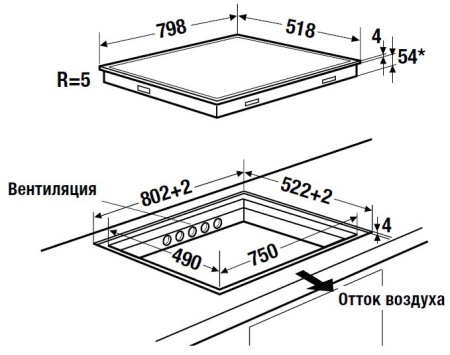 Индукционная варочная панель Kuppersbusch KI 8820.0 SR
