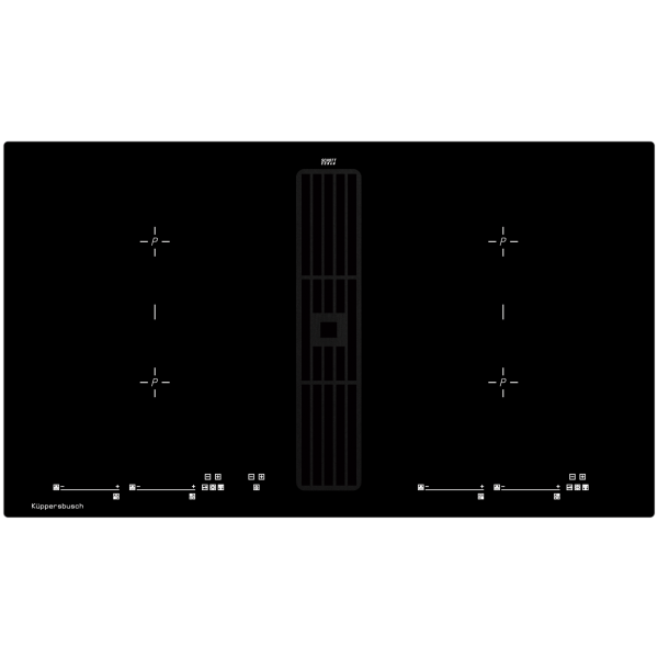 Индукционная варочная панель с вытяжкой Kuppersbusch KMI 9800.0 SR