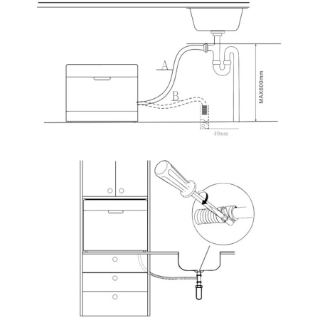 Посудомоечная машина Korting KDF 2050 S
