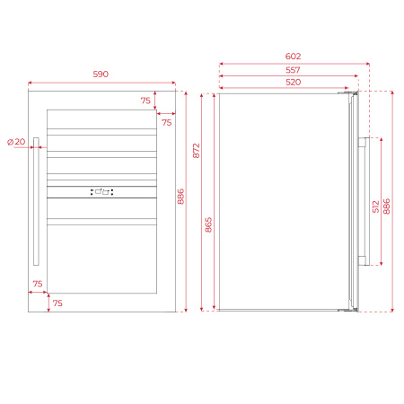 Винный шкаф Teka RVI 20046