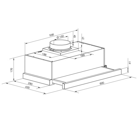 Вытяжка Graude DHF 60.0 EL