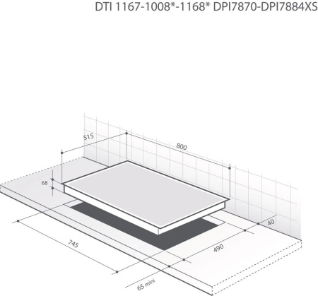 Индукционная варочная панель De Dietrich DPI7870X