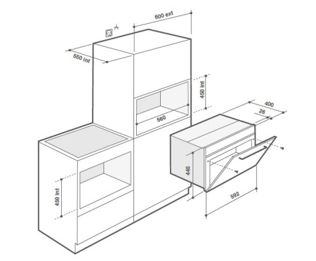 Духовой шкаф - пароварка De Dietrich DKR7580A