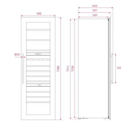 Винный шкаф Teka RVI 30097