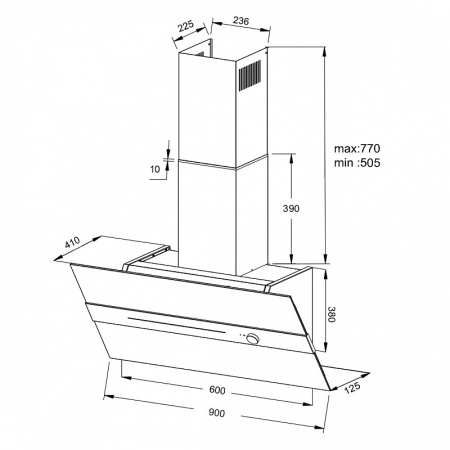 Вытяжка Korting KHC 99799 AGN