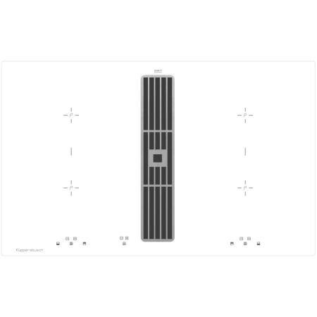Индукционная варочная панель с вытяжкой Kuppersbusch KMI 8500.0 WR