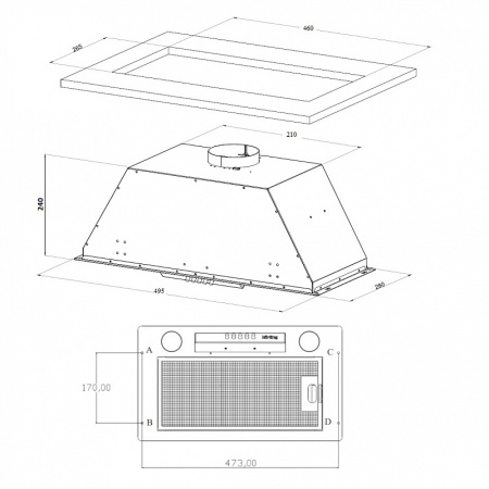 Вытяжка Korting KHI 6631 RN