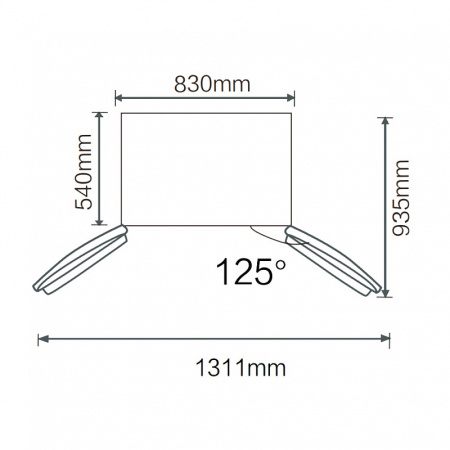 Холодильник комбинированный Korting KNFS 83414 Х