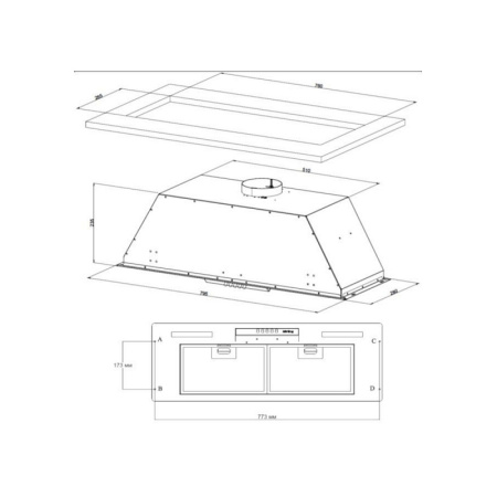 Вытяжка Korting KHI 9931 RB