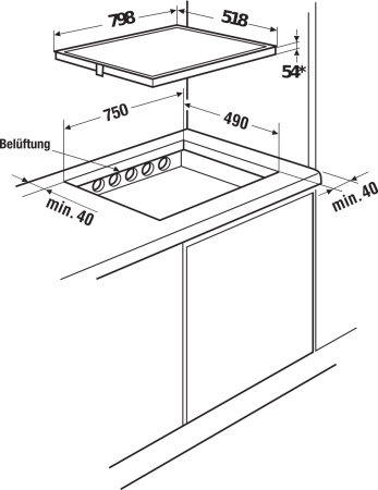 Индукционная варочная панель Kuppersbusch KI 8560.0 SR