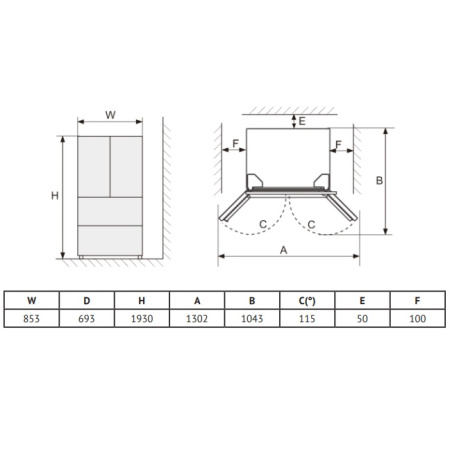 Холодильник комбинированный Korting KNFF 82535 X