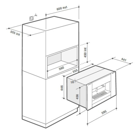 Кофемашина зерновая De Dietrich DKD7400A