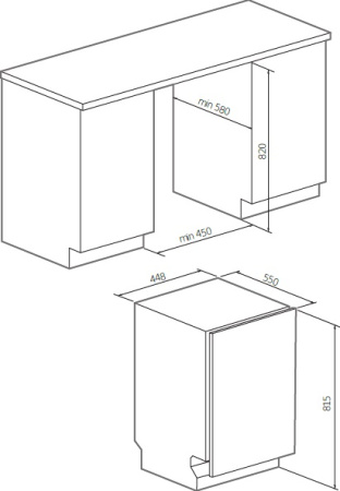 Посудомоечная машина Graude VG 45.1