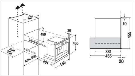 Кофемашина зерновая Kuppersbusch CKV 6550.0 W7
