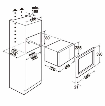 Микроволновая печь Kuppersbusch M 6120.0 S