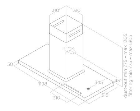 Вытяжка Elica BIO WH/A 90 ROVERE