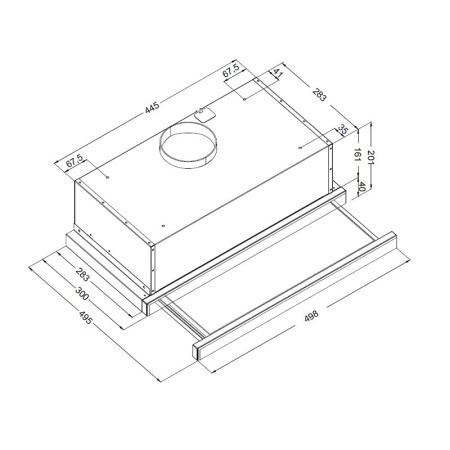 Вытяжка Korting KHP 5512 GW