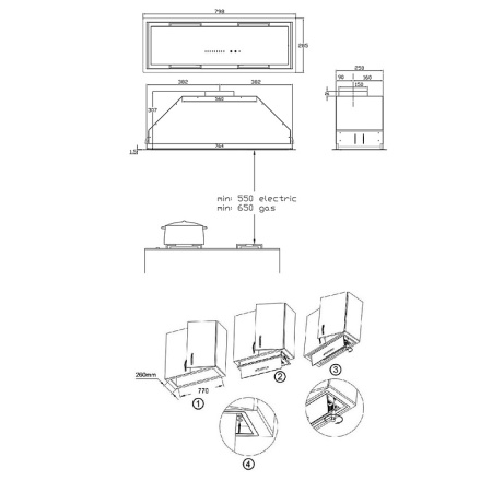 Вытяжка Korting KHI 9997 GN