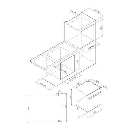 Духовой шкаф с СВЧ Graude BWG 45.0 W