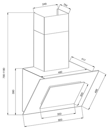 Вытяжка Graude DHK 60.0 S
