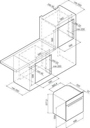 Духовой шкаф Graude BE 60.0 E