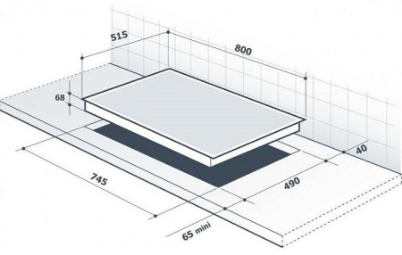Индукционная варочная панель De Dietrich DPI7876X