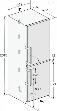 Холодильник комбинированный Miele KFN 4795 CD bb